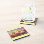 "Red Apples Fruit". Foto. Bestel nu Bier Onderzetter (Rechterzijde)