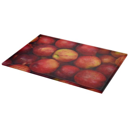 Red Apples Graphic Snijplank (Hoek)