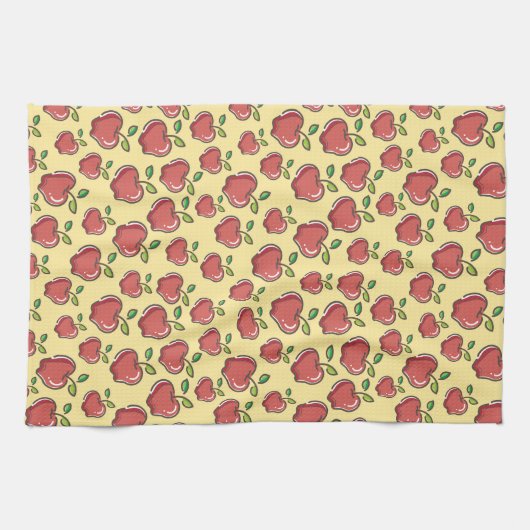Red Apples Kitchen Towel Theedoek (Horizontaal)