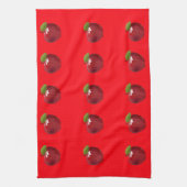 Red Apples Kitchen Towel Theedoek (Verticaal)