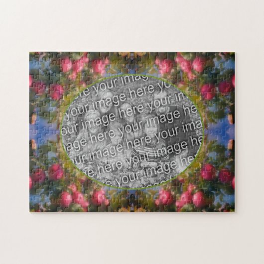 Red Apples on Tree Lijst Voeg je foto toe Legpuzzel (Horizontaal)