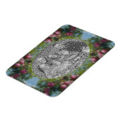 Red Apples on Tree Lijst Voeg je foto toe Magneet (Linkerzijde)