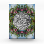 Red Apples on Tree Painting Lijst Voeg uw Fotoblokken (Voorkant)