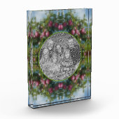 Red Apples on Tree Painting Lijst Voeg uw Fotoblokken (Links)