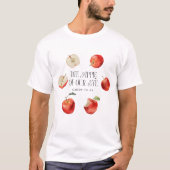 Red Apples Papa wordt T-shirt (Voorkant)