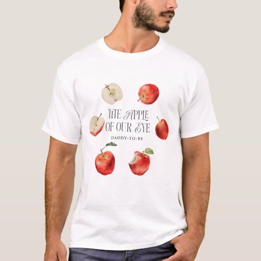 Red Apples Papa wordt T-shirt (Voorkant)
