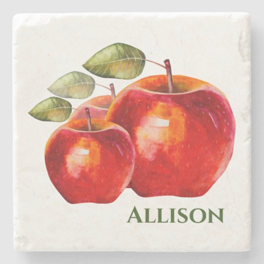 Red Apple's Stenen Onderzetter (Voorkant)