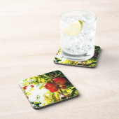 "Red Apples Tree on Sunny Day" Kute Photo. Bestel Bier Onderzetter (Rechterzijde)