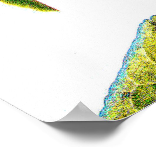 "Red Apples Tree on Sunny Day" Kute Photo. Bestel Poster (Hoek)