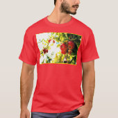 "Red Apples Tree on Sunny Day" Kute Photo. Bestel  T-shirt (Voorkant)