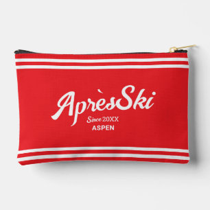 Red Apres Ski Custom Ski Resort & Jaar Etui