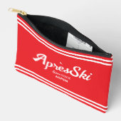  Red Apres Ski Custom Ski Resort & Jaar Etui (Open)