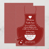 Red Apron Cookie Exchange Party Kaart (Voorkant / Achterkant)