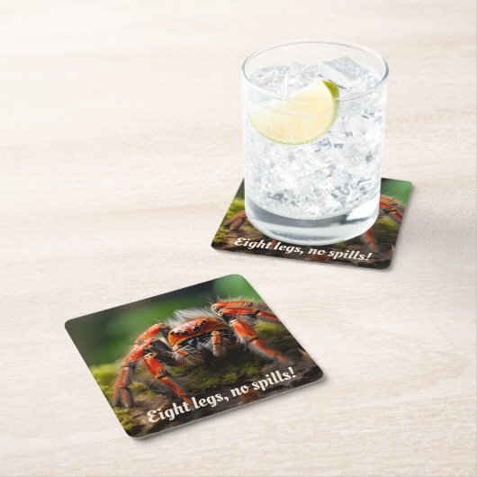 🕷️ Red Arachnid Marvel Kartonnen Onderzetters (Insitu)