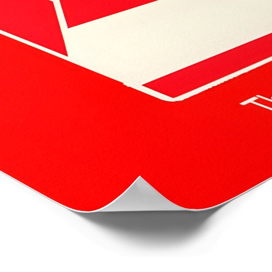 Red Archway Art Print Journey Begins (Hoek)