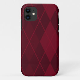 Red Argyle Case-Mate iPhone Case