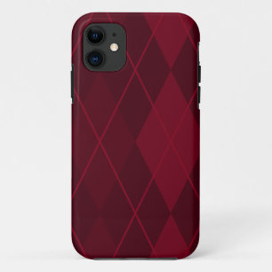 Red Argyle Case-Mate iPhone Case