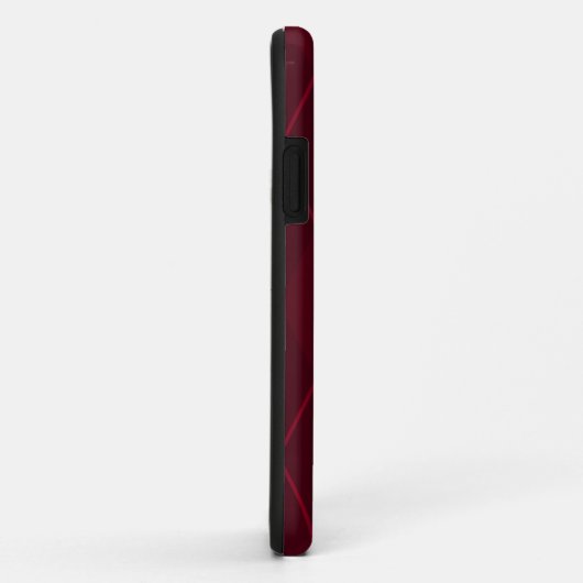 Red Argyle Case-Mate iPhone Case (Achterkant/rechts)