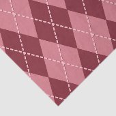 Red Argyle (Design 42 Red Series) Tissuepapier (Detail)