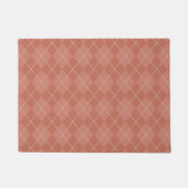 Red Argyle Doormat Deurmat (Voorkant)