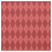 Red Argyle Pattern Fabric Stof (Swatch)