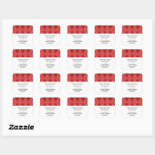 Red Argyle slaat de Stickers op de datum op (Vel)