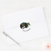 Red ARMADILLOS - Bedreigd dier - Brazilië- Ronde Sticker (Envelop)