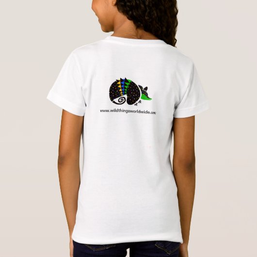 Red ARMADILLOS - Bedreigd dier - Brazilië T-shirt (Achterkant)