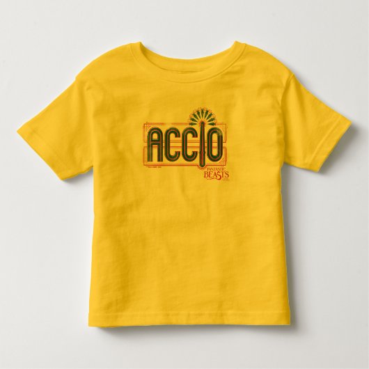 Red Art Deco ACCIO™ Spell Grafisch Kinder Shirts (Voorkant)