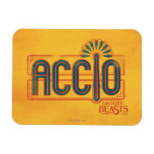 Red Art Deco ACCIO™ Spell Grafisch Magneet (Horizontaal)