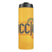 Red Art Deco ACCIO™ Spell Grafisch Thermosbeker (Voorkant)