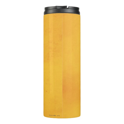 Red Art Deco ACCIO™ Spell Grafisch Thermosbeker (Achterkant)