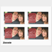 Red Art Deco Lijst Save the Date Stickers (Vel)