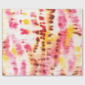 Red Artistisch smerig. Tie Dye Texture. Grijze pen Cadeaupapier (Vlak)