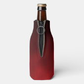 Red Artsy Gothic Ombre Flesjeskoeler (Fles Achterkant)