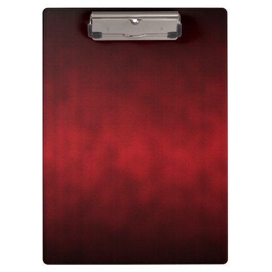 Red Artsy Gothic Ombre Klembord (Voorkant)