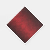 Red Artsy Gothic Ombre Servetten (Hoek)