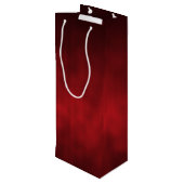 Red Artsy Gothic Ombre Wijn Cadeautas (Achterkant Gekanteld)