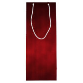 Red Artsy Gothic Ombre Wijn Cadeautas (Achterkant)