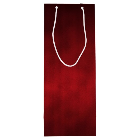 Red Artsy Gothic Ombre Wijn Cadeautas (Achterkant)