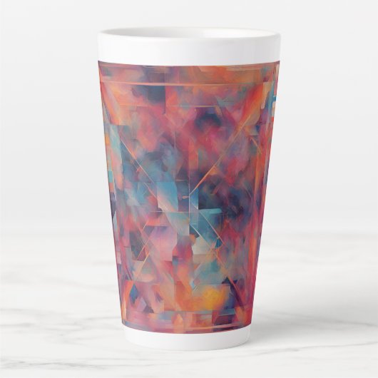 Red Arty groot Latte Mok (Voorkant)
