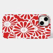 Red Asian Moods Floral Case-Mate iPhone Case (Achterkant (horizontaal))