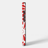 Red Asian Moods Floral Case-Mate iPhone Case (Achterkant / Links)