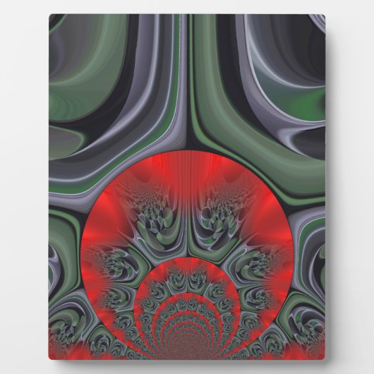 Red Aurora" Kunstdruk Fotoplaat (Voorkant)