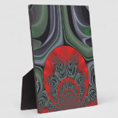 Red Aurora" Kunstdruk Fotoplaat (Zijkant)