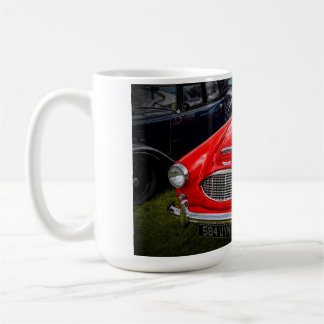 Red Austin Healey 3000 klassieke sportwagen Koffiemok