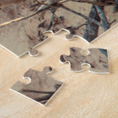 Red Australian Cattle Dog - Heeler - in de sneeuw Legpuzzel (Zijkant)