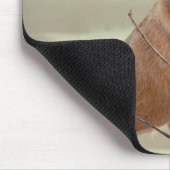 Red Australian Cattle Dog - Heeler - in de sneeuw Muismat (Hoek)