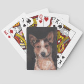 Red Australian Cattle Dog Pokerkaarten (Achterkant)