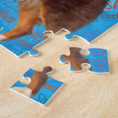 Red Australian Shepherd dogs - Aussie Legpuzzel (Zijkant)